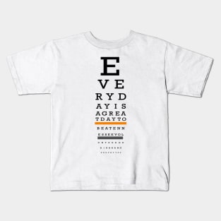 Vols Eye Chart Kids T-Shirt